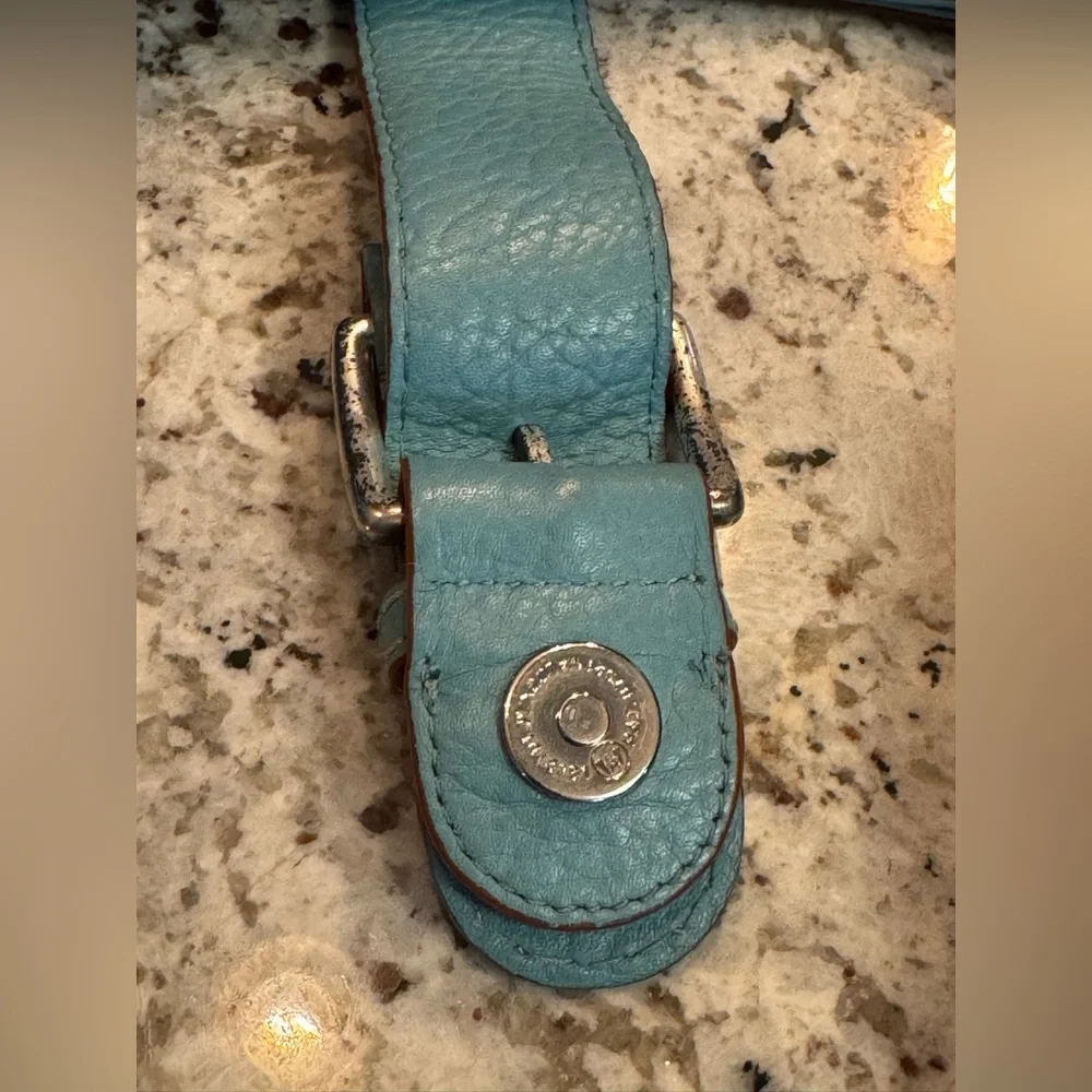 Michael Kors Aqua Hobo Bag with‎ Brass Buckle